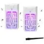 Indoor Plug-in Bug Zapper - Mosquito Trap with UV Light ,Mosquito eradicator- Indoor Mosquito Killer - Electric Insect Repellent - Gnat Trap for Mosquitoes Fruit Flies and Flying Gnats -2 Pack