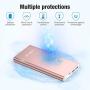 POWERADD Pilot 4GS 12000mAh 8-Pin Input Portable Charger External Battery Pack with 3A High-Speed Output Compatible with iPhone, iPad, iPod and More - Rose Gold (8 Pin Cable Include) POWERADD Pilot 4GS 12000mAh 8-Pin Input Portable Charger External Battery Pack with 3A High-Speed Output Compatible with iPhone, iPad, iPod and More - Rose Gold (8 Pin Cable Include)