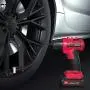 ICARMAINT Tire Inflator Air Compressor, Portable Car Air Pump with Digital Pressure Gauge, 12V 140 PSI Cordless Tire Pump with 2600mA Rechargeable Li-ion Battery and 12V Car Power Adapter