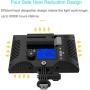 Switti Camera Light, Portable Ultra-Thin LED Video Light, Dimmable Bi-Color 3200K-5600K CRI95+ Camera Lighting for Video Shooting and Photography (NP-F550 Battery Included)