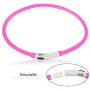 LED Dog Collar,USB Rechargeable Glowing Dog Collars, Light Up Collar Improved Pet Safety &Visibility at Night, 3 Flashing Modes,Water-Resistant Lighted Collar Fits For Small Medium Large Dogs