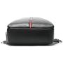 NKns Gifts for Men Leather Mens Chest Bag Casual Shoulder Bag Waterproof Backpack Waterproof Mobile Phone Bag