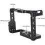 NICEYRIG Camera Cage Kit for Sony A7RIII/ A7III/ A7RII/ A7SII/ A7II/ A9 II, with Cheese Top Handle and HDMI Cable Lock - 190