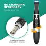 oneisall Dog Grooming Clippers,Cordless Small Pet Hair Trimmer,Low Noise for Trimming Dogs Hair Around Paws, Eyes, Ears, Face, Rump-Black