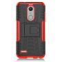 RioGree Phone Case for LG K10 2018/LG K30/LG Phoenix Plus/LG CV3 /Pro LTE/Harmony 2 Cell Phone Case, with Screen Protector Kickstand Cell Cover Skin, Red