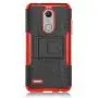 RioGree Phone Case for LG K10 2018/LG K30/LG Phoenix Plus/LG CV3 /Pro LTE/Harmony 2 Cell Phone Case, with Screen Protector Kickstand Cell Cover Skin, Red