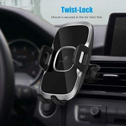 Car Phone Mount, WizGear (2 Pack) Air Vent Swift-Grip Phone Holder for Car, Cell Phone Car Mount Air Vent Holder for Any Smartphone with Twist Lock Base