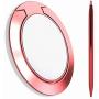 Worlds Slimmest Phone Ring Holder,Attom Tech Ultra Thin Cell Phone Ring Stand for Magnetic Car Mount Hook - Compatible for iPhone X 8 7 Plus 6S 6 5s 5 SE,Galaxy S8 S7 S6 Edge,Note 8 5 (Rose Gold)