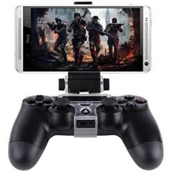 SUNKY PS4 Slim Pro Controller Android Phone Clip, 180 Degree Gaming Holder Mount Stand Bracket for Playstation 4 Slim Pro Dualshock Console - 6 inch Samsung Galaxy S8 Plus S7 S6 Edge Plus Note 8 5