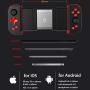 XWY Wireless Bluetooth Game Controller, Mobile Game Gamepad 2.4G Wireless Joysticks Controller,360 TV Turbo Function OTG & PS3 Apply to Phones/Tablets/Desktops