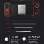 XWY Wireless Bluetooth Game Controller, Mobile Game Gamepad 2.4G Wireless Joysticks Controller,360 TV Turbo Function OTG & PS3 Apply to Phones/Tablets/Desktops