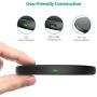 Qi Wireless Charging Pad RAVPower Qi Certified Ultra-Safe Wireless Charger Compatible iPhone Xs Max XR XS X 8 Plus 8, Galaxy S9 S8+ S8 & All Qi-Enabled Devices (AC Adapter is Not Included)