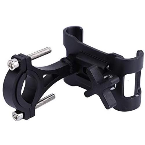 Enrilior Bicycle Aluminium Alloy Mobile Phone Holder Bracket Bike Cycling Accessory(Black)