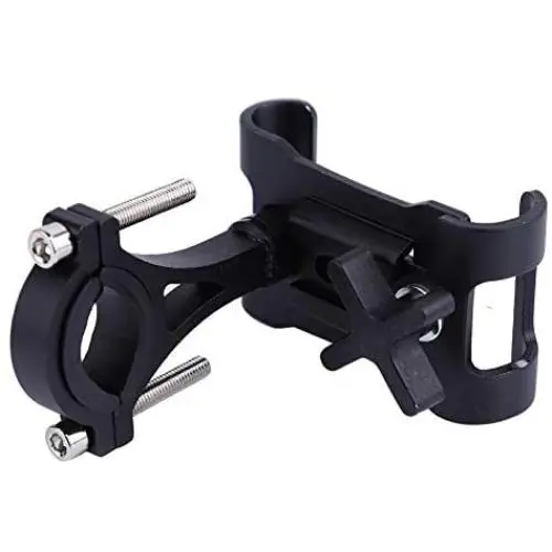 Enrilior Bicycle Aluminium Alloy Mobile Phone Holder Bracket Bike Cycling Accessory(Black) Enrilior Bicycle Aluminium Alloy Mobile Phone Holder Bracket Bike Cycling Accessory(Black)