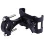 Enrilior Bicycle Aluminium Alloy Mobile Phone Holder Bracket Bike Cycling Accessory(Black)