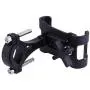 Enrilior Bicycle Aluminium Alloy Mobile Phone Holder Bracket Bike Cycling Accessory(Black) Enrilior Bicycle Aluminium Alloy Mobile Phone Holder Bracket Bike Cycling Accessory(Black)