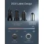 iPhone Car Charger, LISEN All Metal Cigarette Lighter Car Charger Adapter with 3ft [MFi Certified] [iPhone Charger Cable], 4.8A/24W 12V USB Car Charger for iPhone 11/X/XS/XR/8/7/Plus,etc.