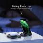 CHOETECH Wireless Charger (2 Pack),Qi-Certified 10W Max Fast Wireless Charging Pad Stand Bundle Compatible iPhone SE 2020/11/11 Pro/11 Pro Max/XS Max/XS/X, Samsung Galaxy S20+/Note 10, AirPods Pro
