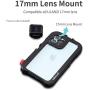 Ulanzi CNC Vlog Cage for iPhone 11 Pro | Protective Film Makers Case with 17mm Lens Adapter, 1/4-20 Thread Mounts and Cold Shoe Mounts for Microphones & Video Lights (iPhone 11 PRO Cage)