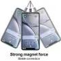 NetDot 3rd Generation USB2.0 Magnetic Charging Cable Adapter with 1 iOS Connector and 1 Micro-USB Connector Compatible with Both Android Smartphone and iPhone - 3.3 Feet/Gray
