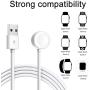 for Apple Watch Charger Wireless Smart Watch Magnetic Charging Cable for Apple Portable Charging Cord Magnetic Charging Pad for iWatch Series 5/4/3/2/1 Compatible Size 44mm/42mm/40mm/38mm-White