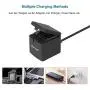 Artman Hero 8/7/6 1500mAh Replacement Batteries(3-Pack) and 3-Channel LED USB Storage Charger Compatible with GoPro Hero 8 Black,GoPro Hero 7 Black,Hero 6 Black(Fully Compatible with Original)