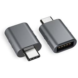 Syntech USB C to USB Adapter (2 Pack), Thunderbolt 3 to USB 3.0 Adapter Compatible with MacBook Pro 2019 and Before, MacBook Air 2020, iPad Pro 2020, Dell XPS and More Type C Devices, Space Grey