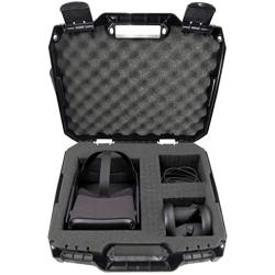 Casematix Hard Case Compatible with Oculus Quest VR Gaming Headset Accessories - All-In-One Oculus Quest Case Storage with Customizable Foam Interior for Impact Protection - Fits 128GB and 64GB Models