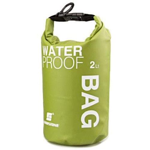 Hatop- Floating Dry Bag Waterproof 2L PVC Dry Sack Backpack with Strap Nylon Buckle Lightweight Super Seal Camera Housing Case Pouch Bag for Canoe Kayak Rafting Mobile Phone Camera