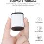 Android Phone Charger, 2 Port Wall Charger with Micro USB Cable Fast Charging Cord Compatible for LG V10 Flip Stylo 3 2 G3 G4 K10 K50 K40 K30 K20 Plus Q6,LG G Vista,Samsung Galaxy S7 S6 Edge S4 Note 5