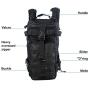 X&X Hiking Daypacks Hydration Pack Tactical Backpack Waterproof for Outdoor Travel Camping School (Bladder no Included)