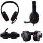 FNSHIP 3.5mm Wired Over-head Stereo Headband Gaming Headset Headphone with Mic Microphone Volume Control for SONY PS4 PC Tablet Laptop Smartphone