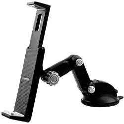 Esoulk Car Tablet Mount Holder, Windshield/Dashboard Universal Car Tablet Mobile Phone/Device Cradle for iOS/Android Tablet, iPad, Smartphone and More