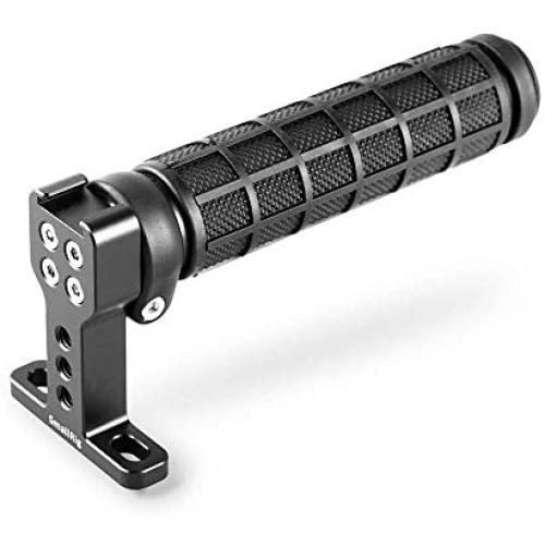 SMALLRIG Handheld Video Stabilizer Handle with Shoe Mount for Camera Cages, Video Camera Cages (Rubber)-1446