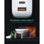 USB C Charger AUKEY Omnia 65W Fast Charger (Dual Port USB C PD 3.0 Plus USB A) with GaNFast Technology and Dynamic Detect PD Charger Wall Charger for MacBook Pro Air, iPad Pro, iPhone SE, ASUS, HP, LG