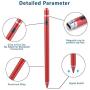 Stylus Pen Digital Pencil Fine Point Active Pen for Touch Screens, Compatible with iPhone iPad and Other Tablets (Red)