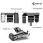 ACUTAS PUBG Shooter Controller Smartphone Mobile Gaming Trigger Fire Button Handle L1R1 (Black)