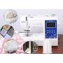 Simthread 4 White 2 Black 60WT Embroidery Sewing Bobbin Machine Thread - 1500 Meters Spool ea