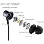 1MORE Piston Fit in-Ear Earphones Fashion Durable Headphones with 4 Color Options, Noise Isolation, Pure Sound, Phone Control with Mic for Smartphones/PC/Tablet - Black