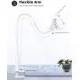 Phone Holder Bed Gooseneck Mount - Lamicall Flexible Arm 360 Mount Clip Bracket Clamp Stand for Cell Phone 11 Pro XS Max XR X 8 7 6 Plus 5 4, Galaxy S10 S9 S8 S7 S6, Overall Length 33.4In(White) Phone Holder Bed Gooseneck Mount - Lamicall Flexible Arm 360 Mount Clip Bracket Clamp Stand for Cell Phone 11 Pro XS Max XR X 8 7 6 Plus 5 4, Galaxy S10 S9 S8 S7 S6, Overall Length 33.4In(White)