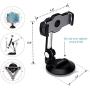 AboveTEK Suction Cup Cell Phone Holder, Large Sticky Pad Tablet Mount on Kitchen Desk Office Window Bathroom Mirror Car Truck Windshield, for Phone Tablet Stand 4-11" iPhone 5 6 7 iPad Mini Air Pro