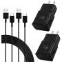 Adaptive Fast Charger Compatible Samsung Galaxy S10 S10e S9 S9 Plus S8 S8+ Note 8 Note 9,Fast Charging Wall Charger Adapter with 6.6ft Type C Charging Cable