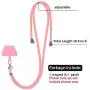 SS Phone Lanyard, Adjustable Detachable Neck Cord Lanyard Strap and Phone Safety Tether for All Phones and Case Combinations (Pink) SS Phone Lanyard, Adjustable Detachable Neck Cord Lanyard Strap and Phone Safety Tether for All Phones and Case Combinations (Pink)