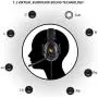 SOMIC G936N Gaming Headset for Xbox, PS4, Phone, Laptop: 7.1 Virtual(NO Drive) 50mm Surround Sound ENC Noise Reduction Ergonomics Design PUBG/LOL/Video Mode Headphone with Mic,3.5MM and USB Plug