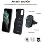 Wireless Charging Magnetic Car Mount PITAKA MagEZ Mount Qi Only Compatible with MagEZ Case Fast Charging Phone Holder with USB A-C Cable Air Vent Mount for iPhone Galaxy Qi Smartphone