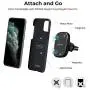 Wireless Charging Magnetic Car Mount PITAKA MagEZ Mount Qi Only Compatible with MagEZ Case Fast Charging Phone Holder with USB A-C Cable Air Vent Mount for iPhone Galaxy Qi Smartphone Wireless Charging Magnetic Car Mount PITAKA MagEZ Mount Qi Only Compatible with MagEZ Case Fast Charging Phone Holder with USB A-C Cable Air Vent Mount for iPhone Galaxy Qi Smartphone