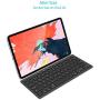 Arteck Ultra-Slim Bluetooth Keyboard Compatible with iPad 10.2-inch/iPad Air/iPad 9.7-inch/iPad Pro/iPad Mini, iPhone and Other Bluetooth Enabled Devices Including iOS, Android, Windows, Black