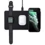 Satechi Trio Wireless Charging Pad - Qi-Certified - Compatible with iPhone 11 Pro Max/11 Pro/11, AirPods Pro, Apple Watch Series 5/4/3/2/1 Satechi Trio Wireless Charging Pad - Qi-Certified - Compatible with iPhone 11 Pro Max/11 Pro/11, AirPods Pro, Apple Watch Series 5/4/3/2/1