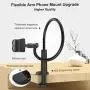 SHAWE Phone Holder Bed Gooseneck Mount - Flexible Arm 360 Mount Clip Adjustable Bracket Clamp Stand Compatible with Cell Phone 11 Pro XS Max XR X 8 7 6 Plus 5 4, Samsung S10 S9 S8 for Bedroom Desk SHAWE Phone Holder Bed Gooseneck Mount - Flexible Arm 360 Mount Clip Adjustable Bracket Clamp Stand Compatible with Cell Phone 11 Pro XS Max XR X 8 7 6 Plus 5 4, Samsung S10 S9 S8 for Bedroom Desk