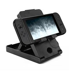 Interlink Nintendo Switch Stand Holder Portable Play Stand Bracket with Height Foldable Adjustable Desk Cell Phone Tablet Video Game Holder Dock for Nintendo Switch Console iPhone Accessories iPad